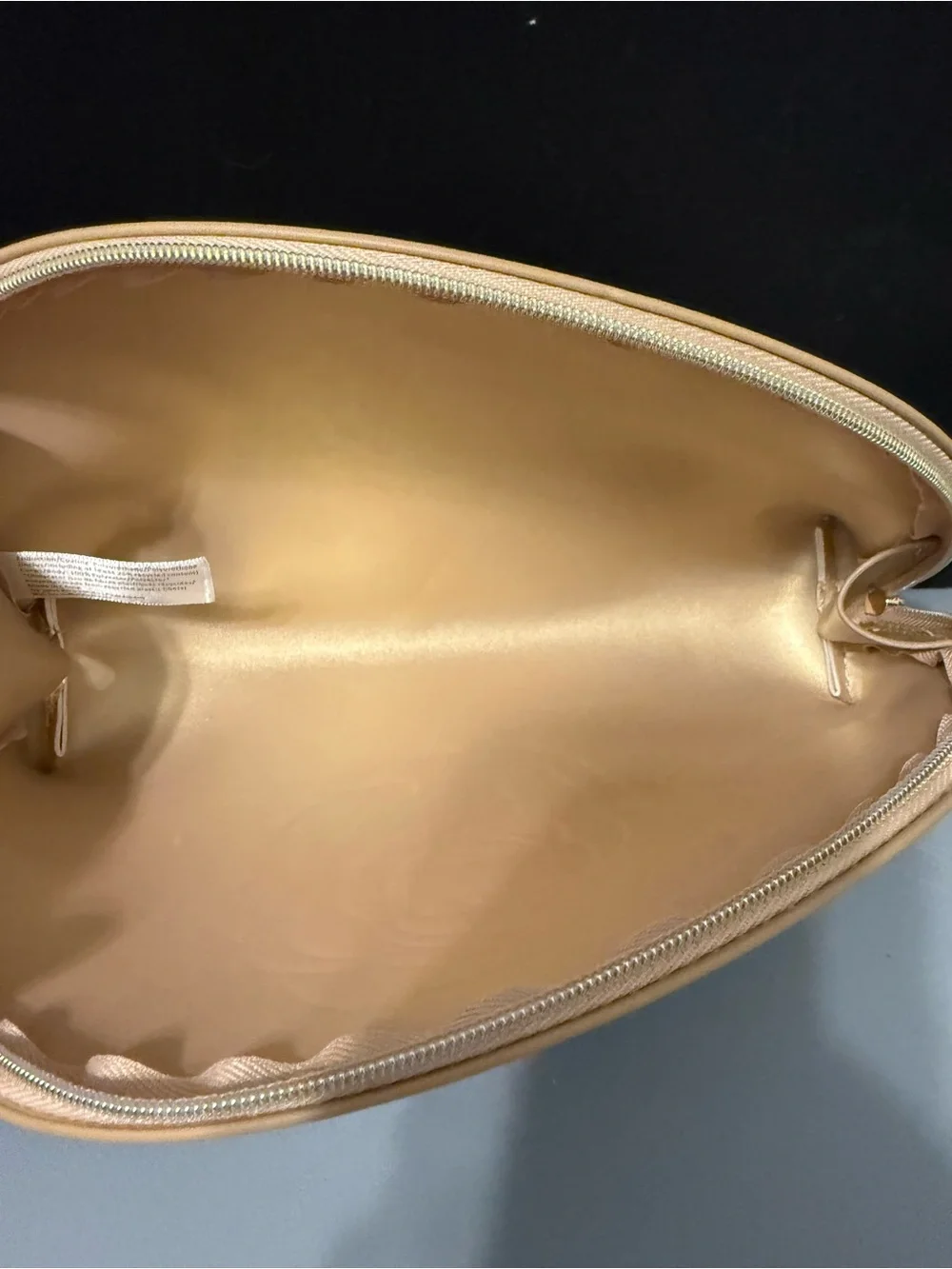 Lancôme Absolue Metallic Gold Cosmetic Pouch